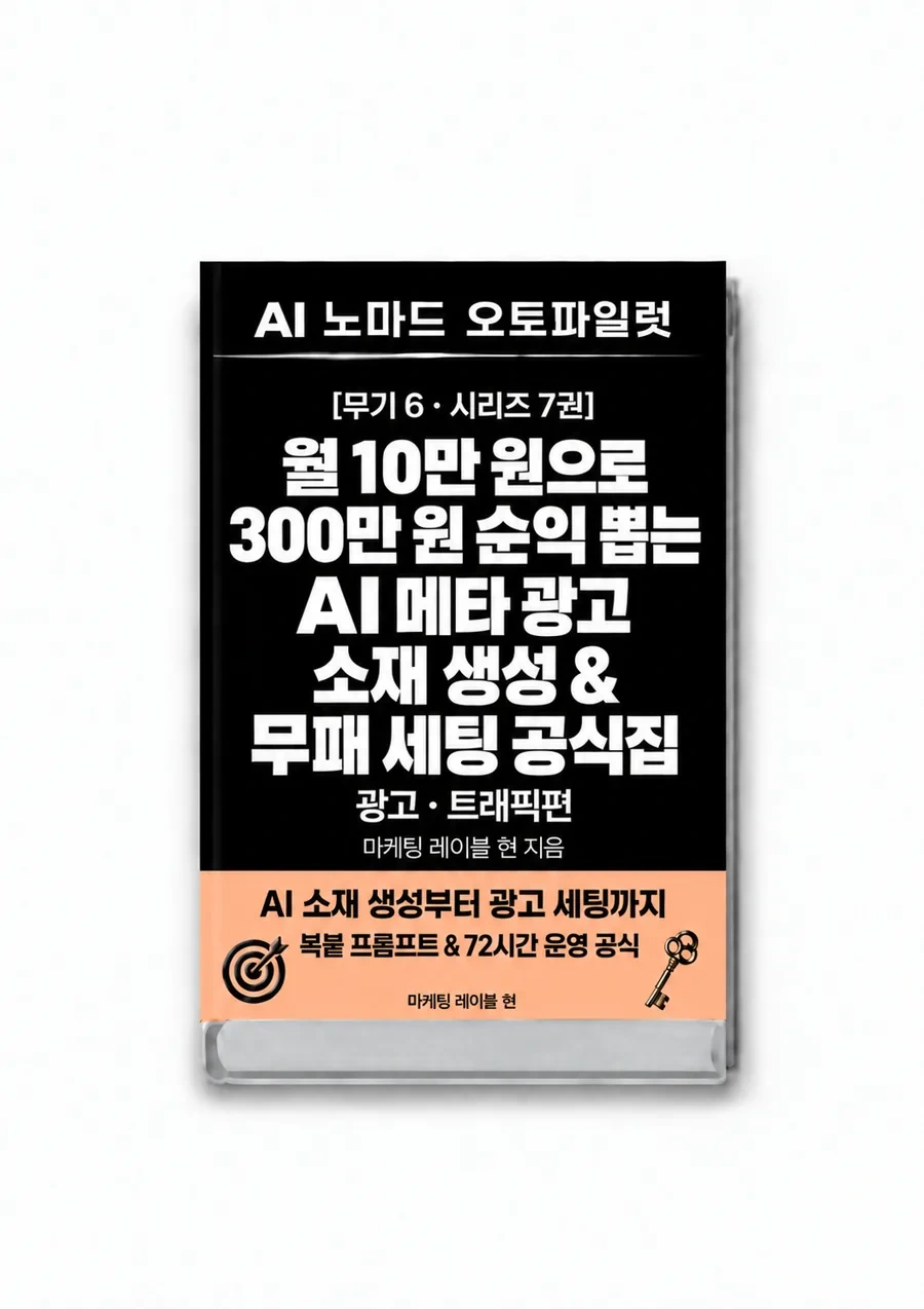 AI 메타 광고 소재 생성 & 세팅 공식집